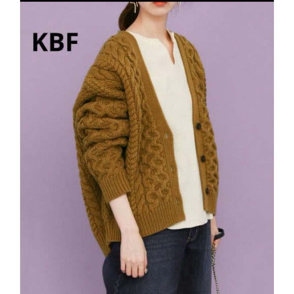 Cardigan kepang crop balon cable knit - cardigan rajut kepang crop oversize - cardigan rajut crop ba