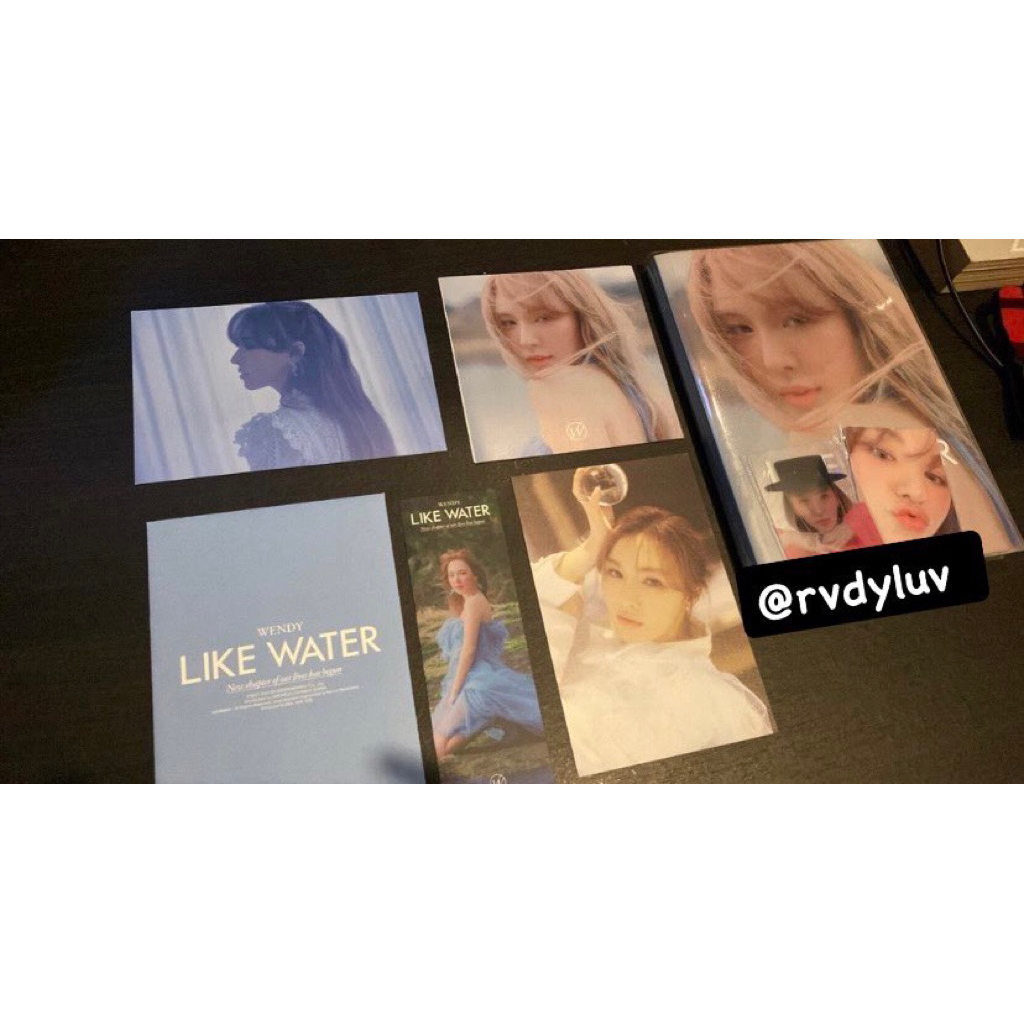 Album Like Water Wendy Photobook Ver. UNSEALEAD