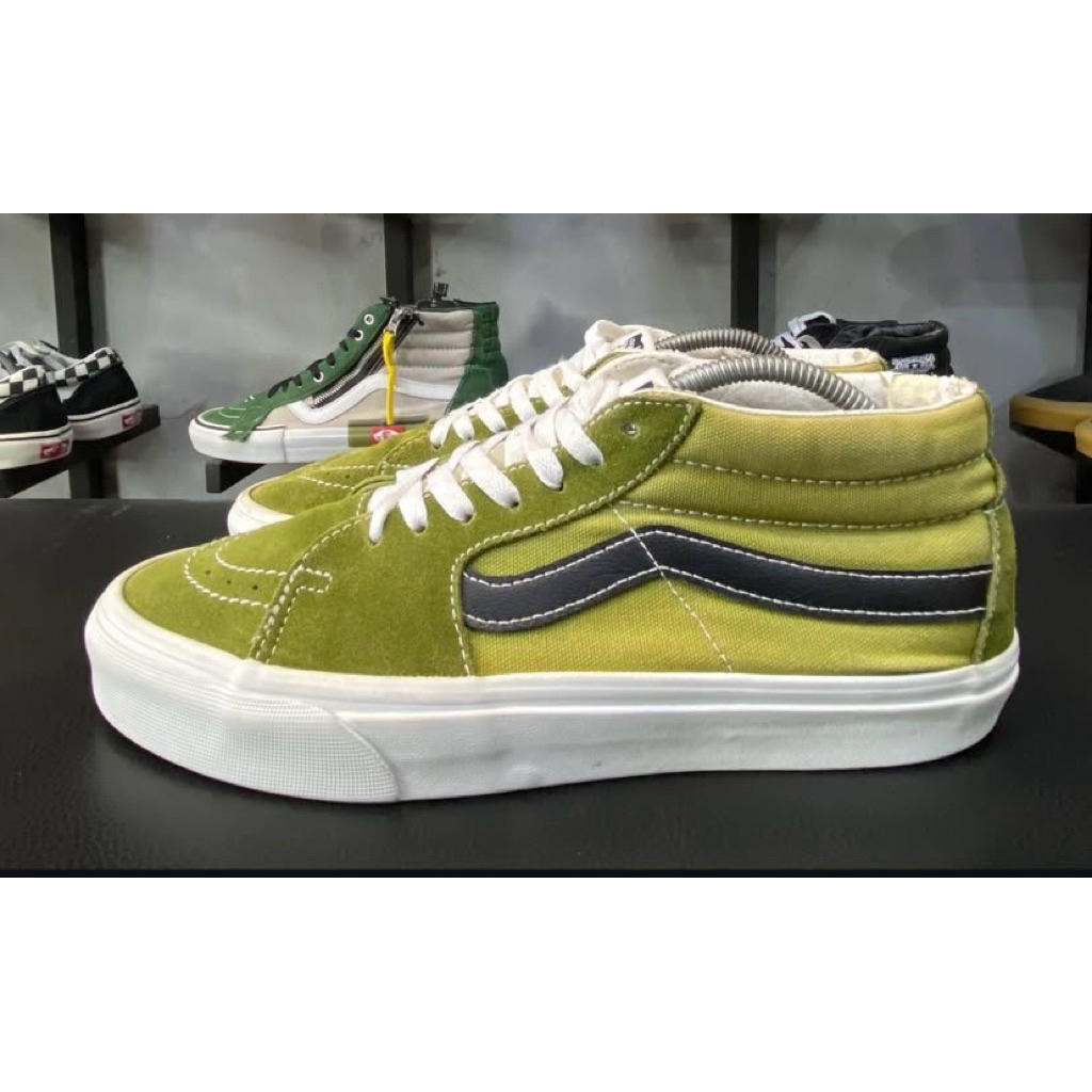 Vans sk8 mid pro raissue green sz 42