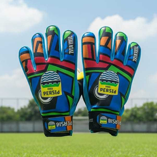 Sarung Tangan Kiper Persib Lengket Grip Kuat Anti Slip Sarung Tangan Kiper Anak