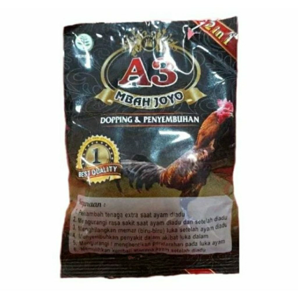 Paket Jamu Ayam Mbah Joyo A1 Dan A2 Dan A3 Rawatan Ayam