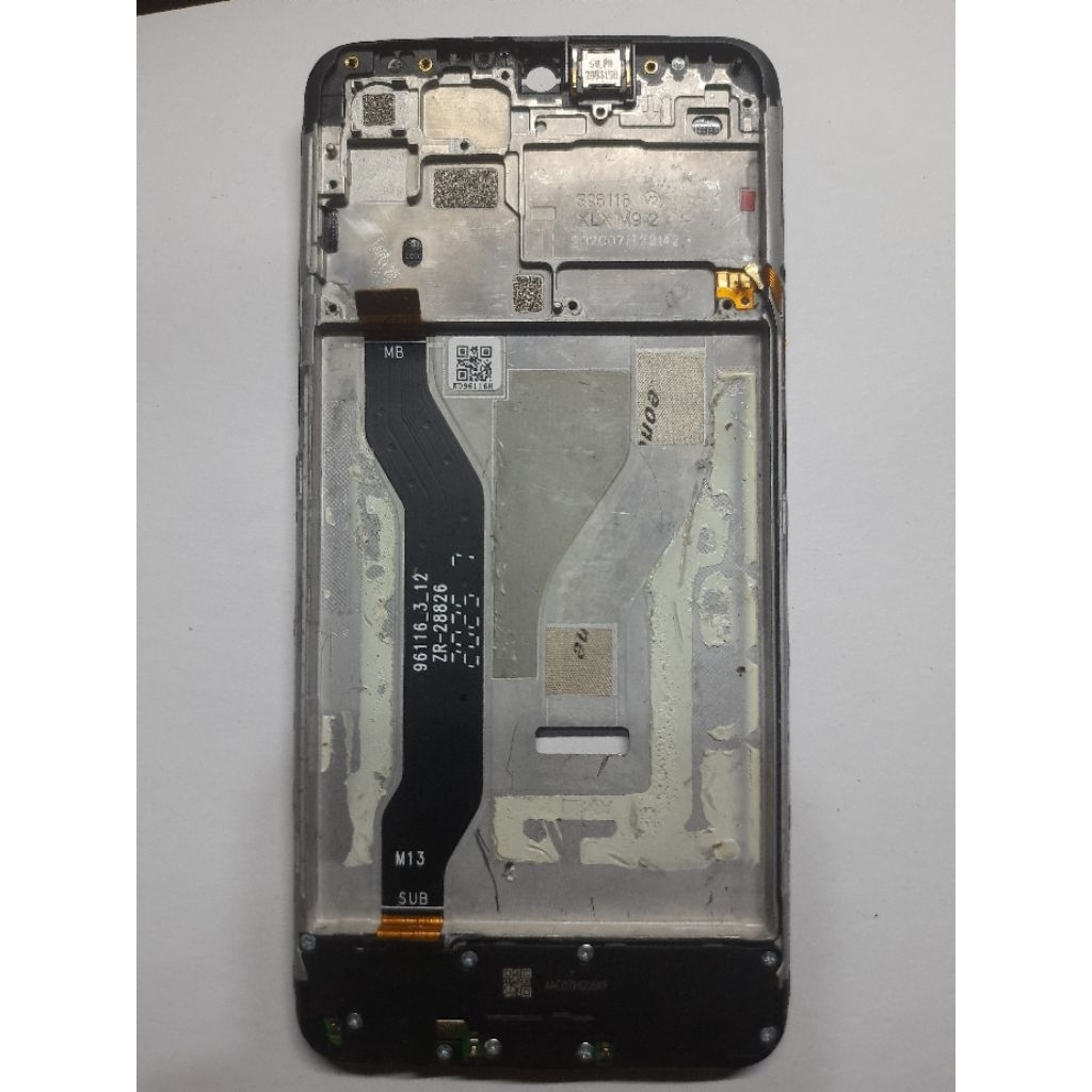 frame + konektor cas,,flexible,,speaker samsung a10s ori cabutan