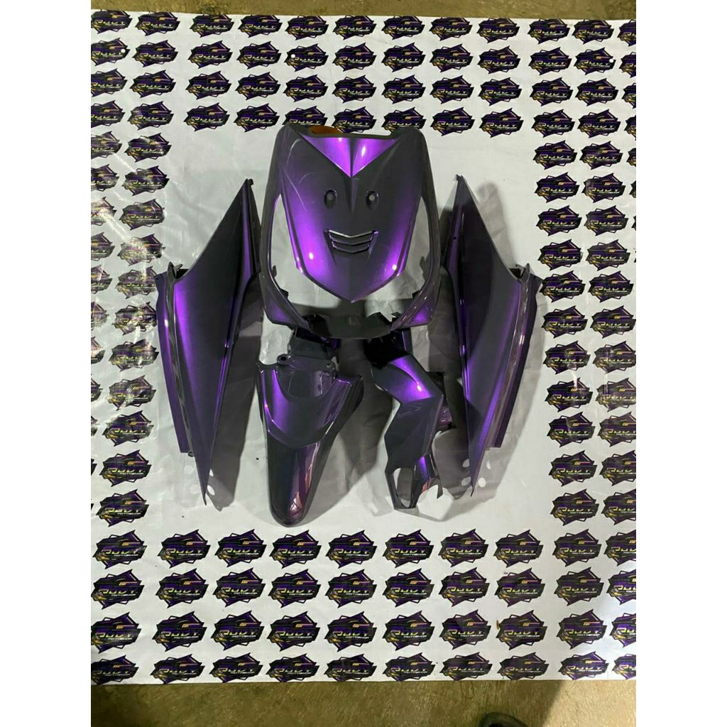 COVER BODY HONDA BEAT KARBU FULLSET HALUS HONDA BEAT KARBU FULLSET HALUS WARNA UNGU LEMBAYUNG BIRU