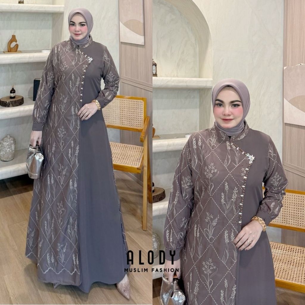 Yasmine Dress & Almera Dress By alody // Gamis Lebaran 2026 Mewah Elegant
