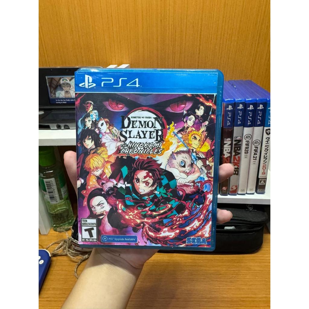 BD PS4 Demon Slayer Hinokami Chronicles 1 Region 2 [Japan] / Blueray Disc Playstation 4 Bekas