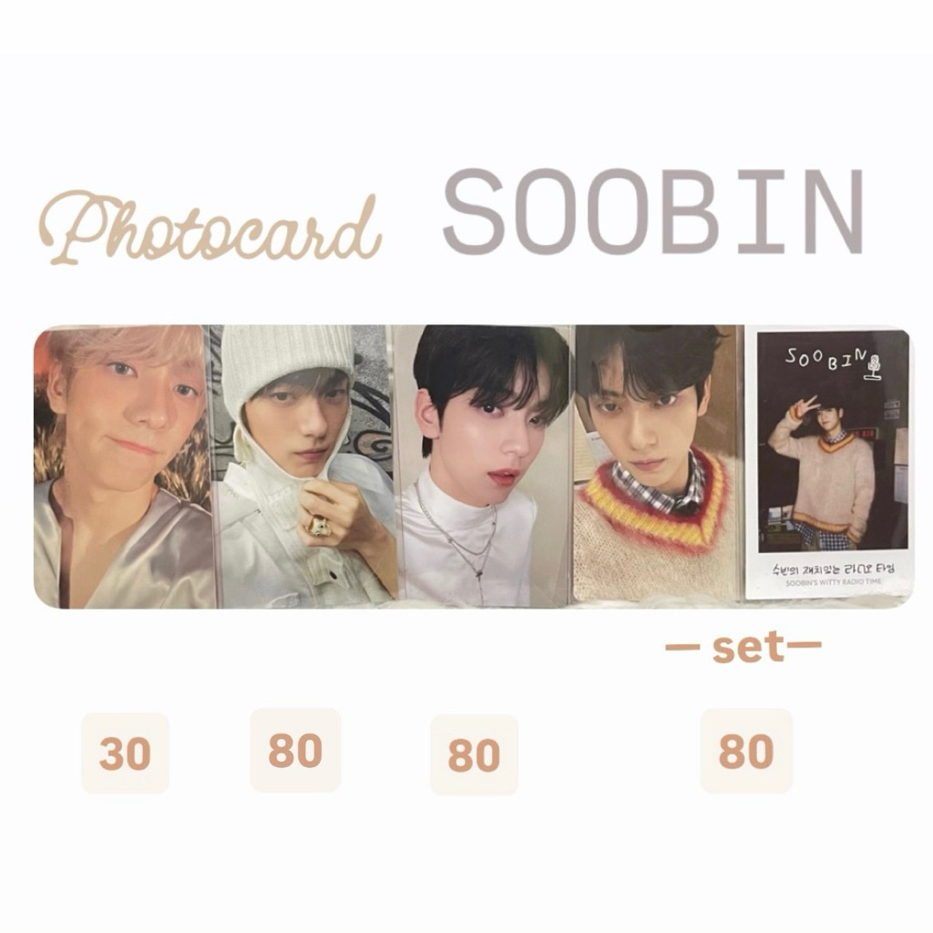 [ READY ] PHOTOCARD SOOBIN OFFICIAL