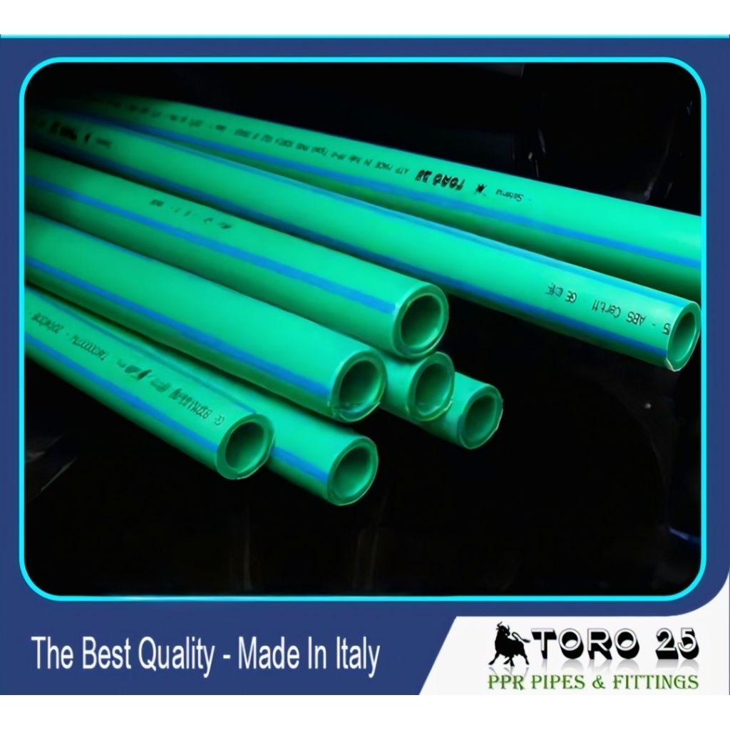 Pipa PN10 PPR TORO 1/2 inch 4 mtr Pipa PN10 20mm Pipa PPR 20 mm ATP TORO25 0.5 inch