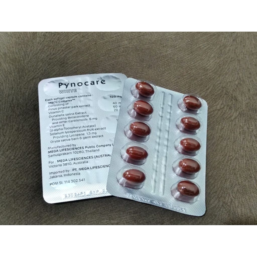 pynocare strip 10 kapsul