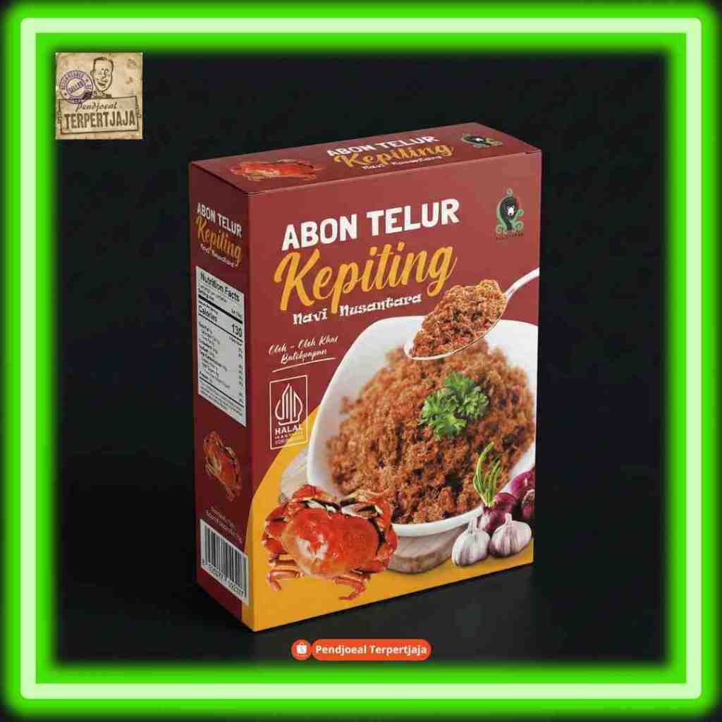 Abon Telur Kepiting Navi Nusantara 50gr - Oleh-oleh Khas Balikpapan Halal