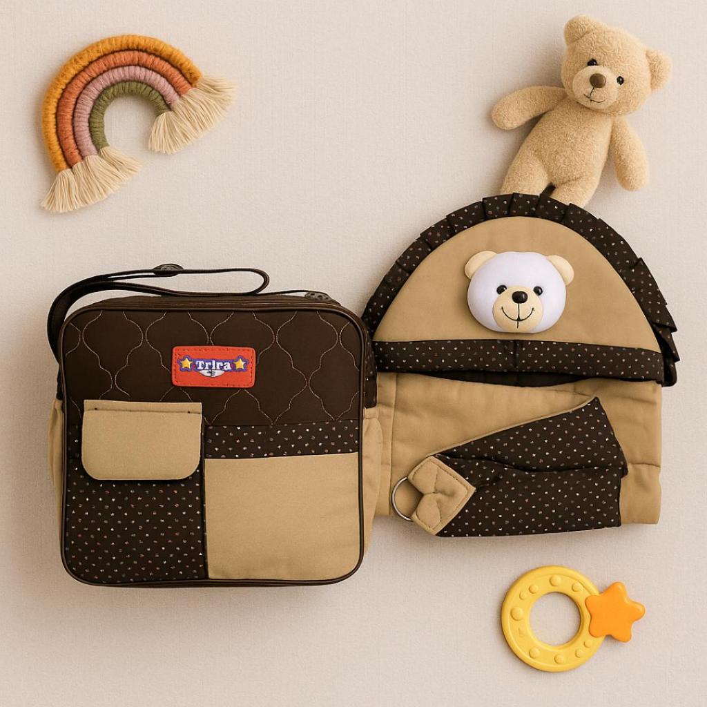 Set Perlengkapan Bayi Gendongan Dan Tas Bayi Polos Termurah