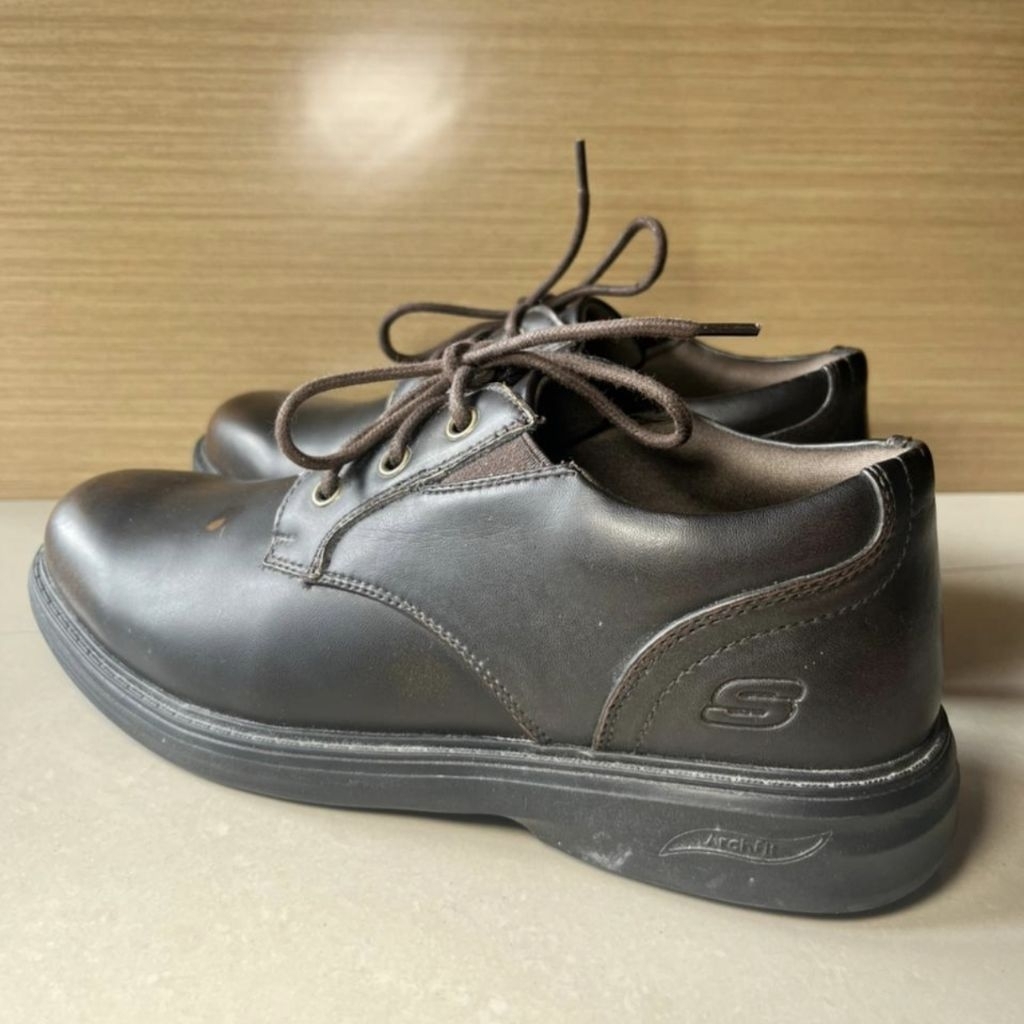 Sepatu Skechers Ogden Dark Brown (Second)