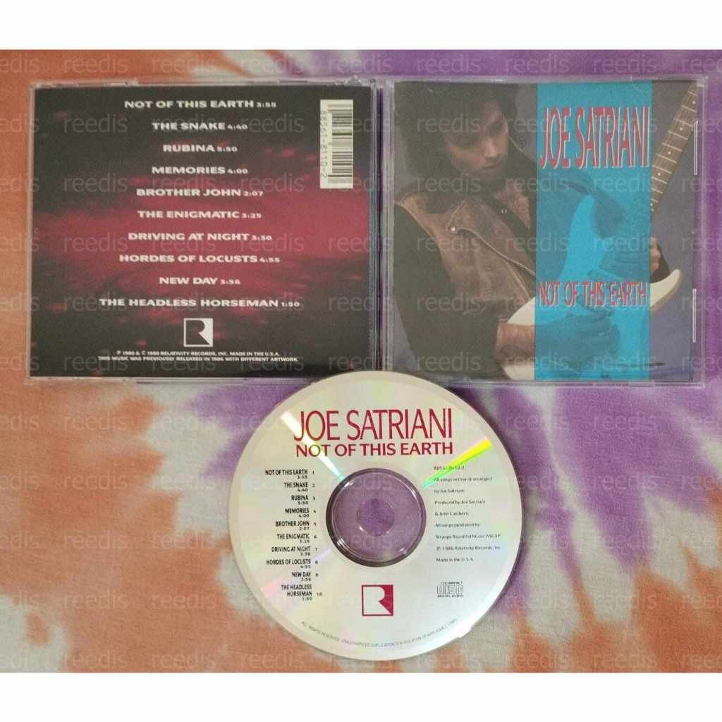 Joe Satriani - Not of This Earth, Reissue US - CD