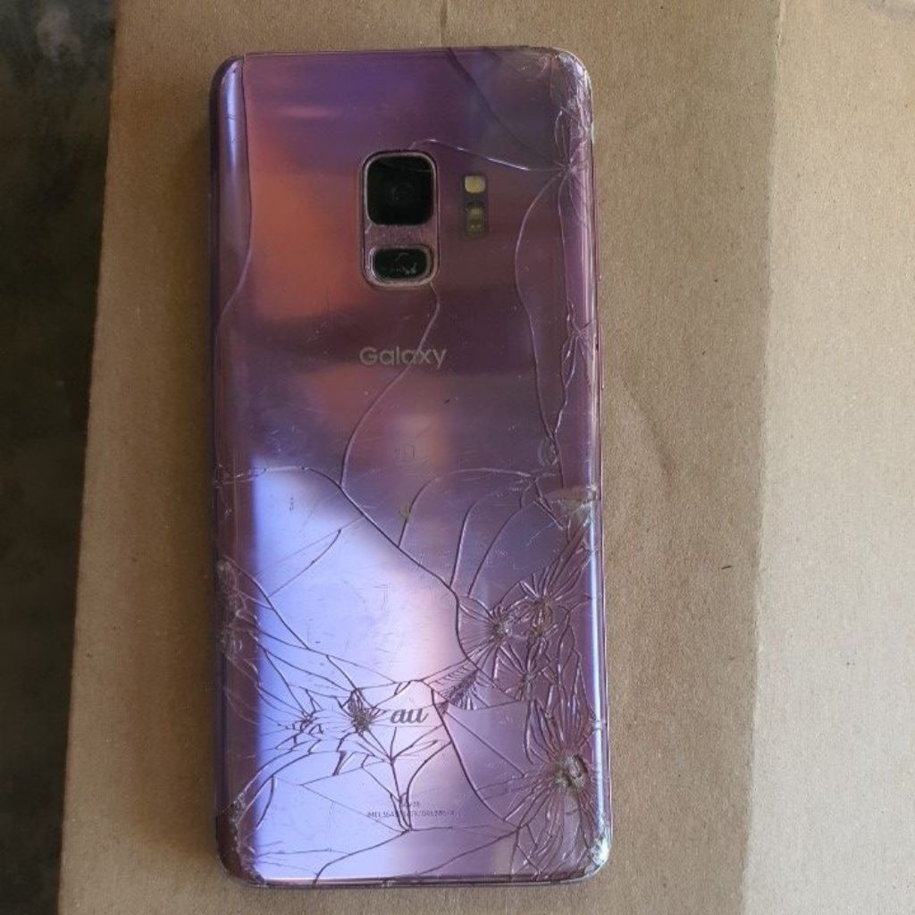 samsung S9 minus lcd bahan mesin hidup unit seadanya