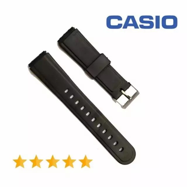 Tali Jam Tangan Casio AW-30 AW-34 AW-43 AW-90 AW30 AW34 AW43 AW90 Warna Hitam Gratis Pen