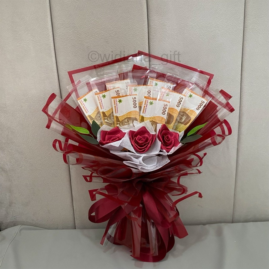 COD Buket uang 10/20 lembar / buket uang kosong / buket kerangka uang