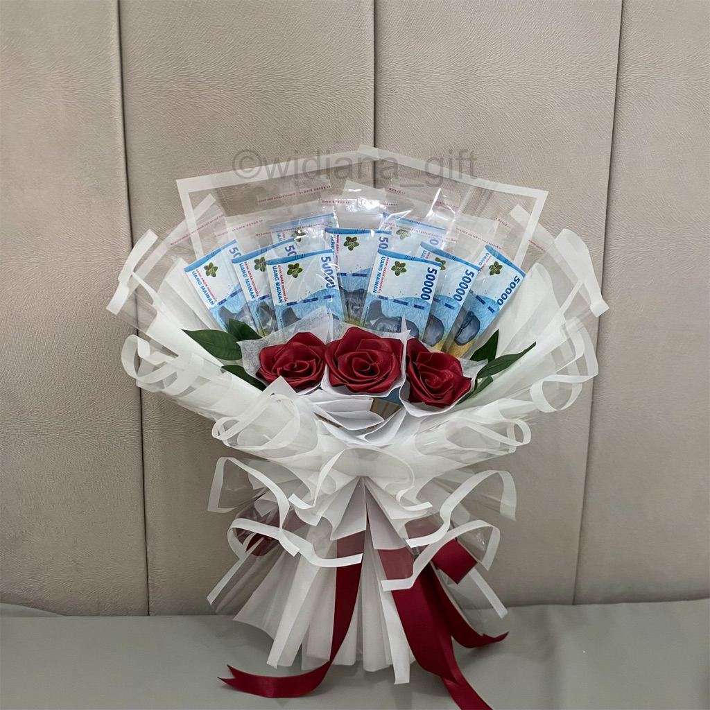 COD Buket uang 10/20 lembar / buket uang kosong / buket kerangka uang