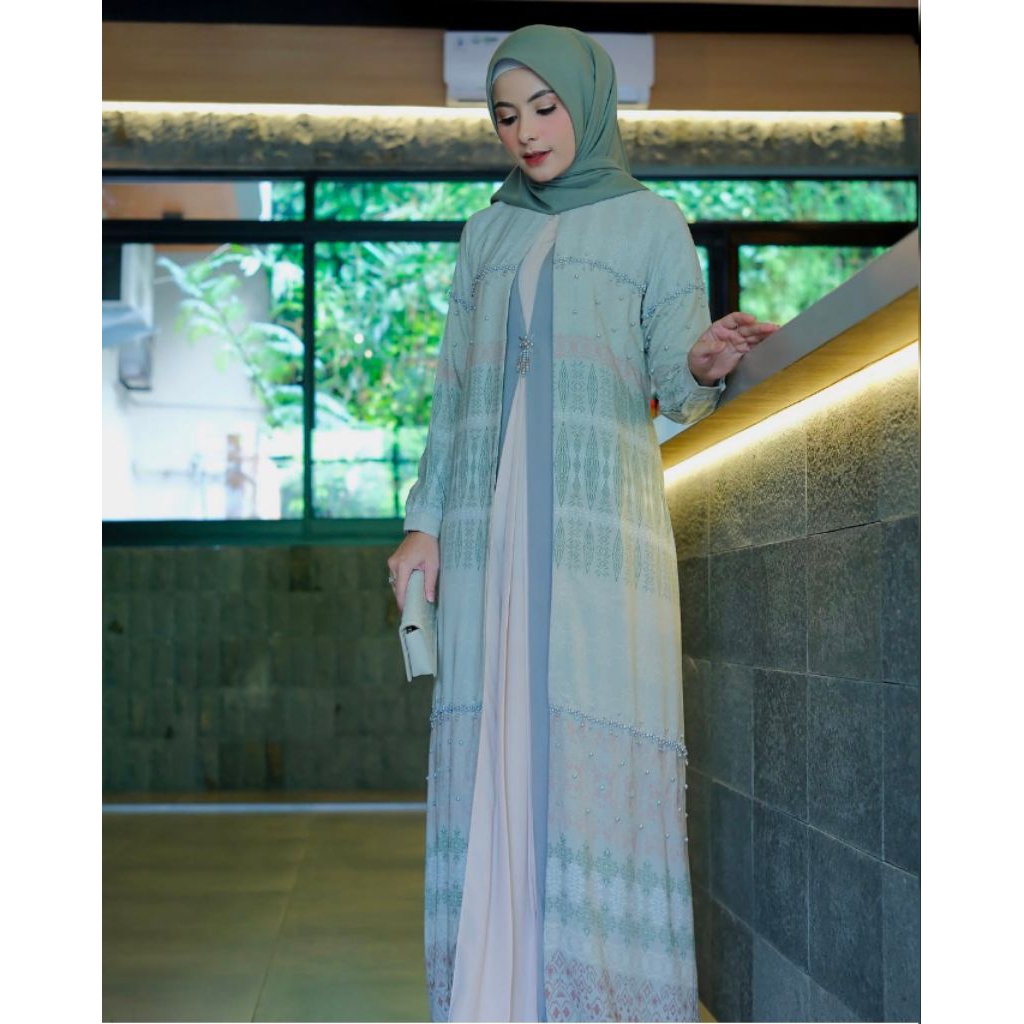 MARWAH ONE SET DRESS ORIGINAL by JAVINA OFFICIAL  /  INNER OUTER MARWAH VOL 1 PAYET ORI JAVINA  / GA