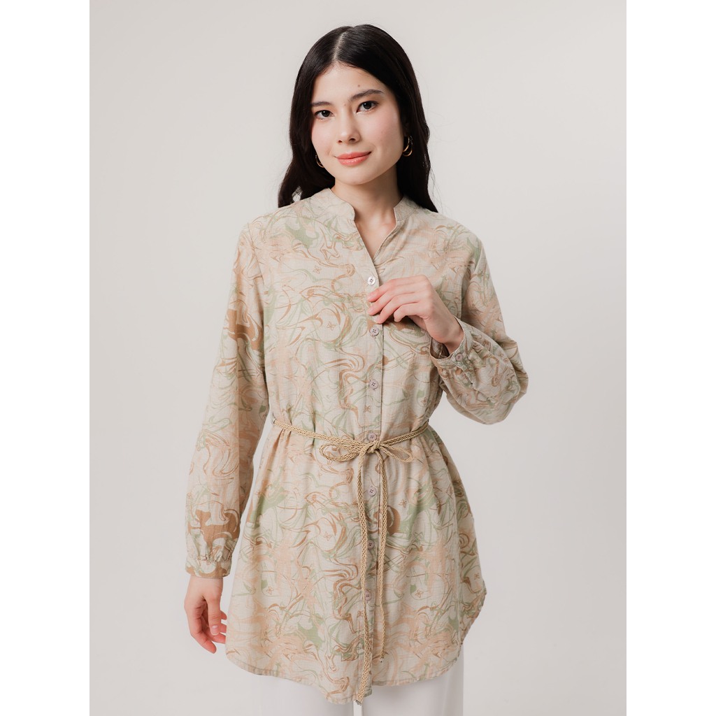 EXPAND Adelia Blouse |Kemeja Wanita - Atasan Lengan Panjang