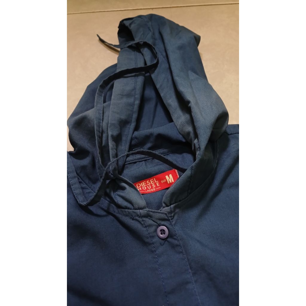 PRELOVED KEMEJA DIESEL HOUSE KEMEJA KANTOR WANITA MURAH KATUN UKURAN M LD 90