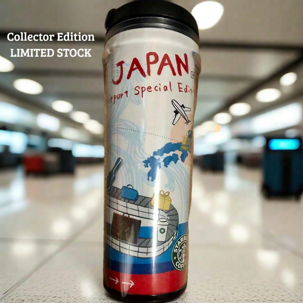 LIMITED - Original Starbucks Tumbler Japan Airport Special Edition Jepang 350 ml