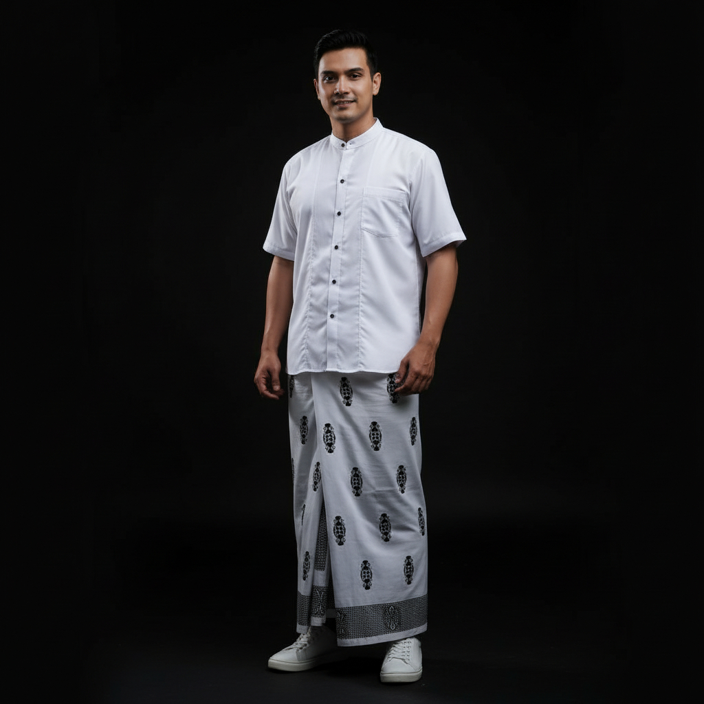 SETELAN BAJU KOKO SARUNG LEBARAN 2025 |SARUNG BATIK | KEMEJA KOKO SARUNG PRIA|