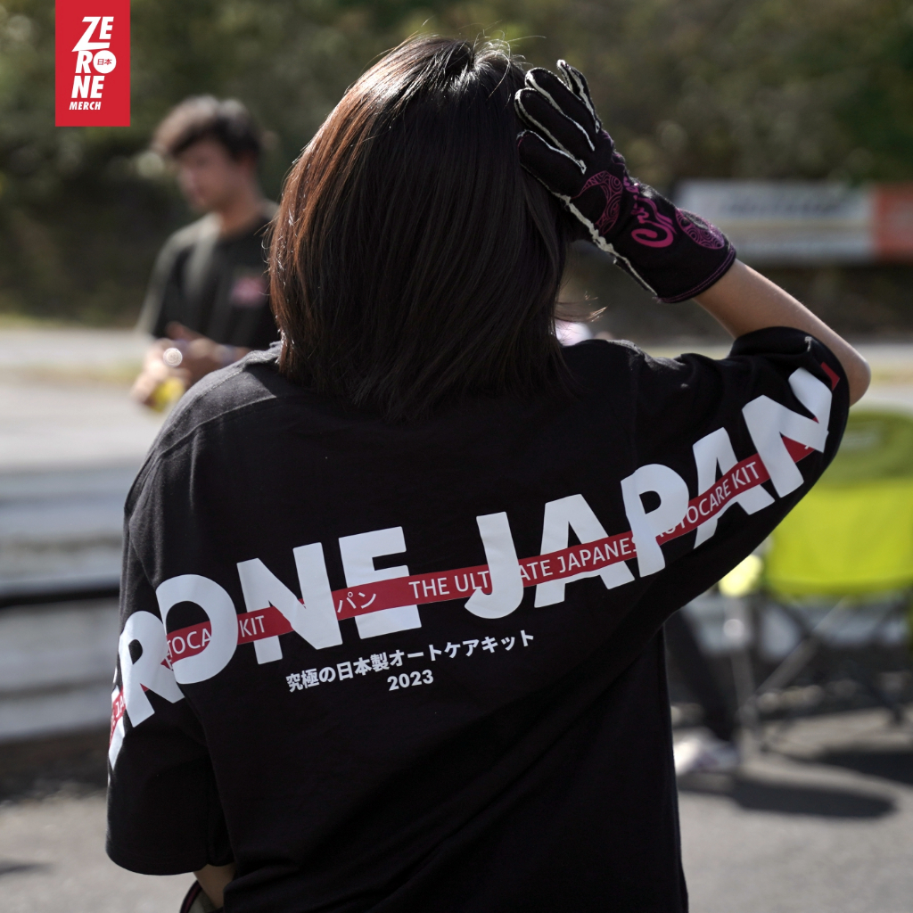 Zerone Japan Oversized T-shirt Washed Kaos Mobil Oversize JDM Style 1st Edition
