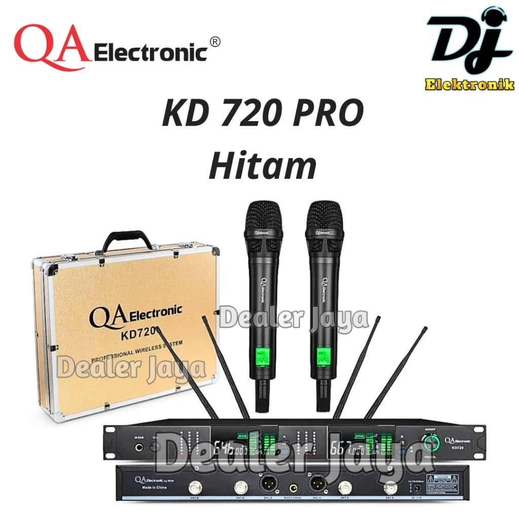 Mic Wireless RDW QA Electronic KD 720 PRO / KD720 PRO - 2 Mic Hand (QA Elektronik)