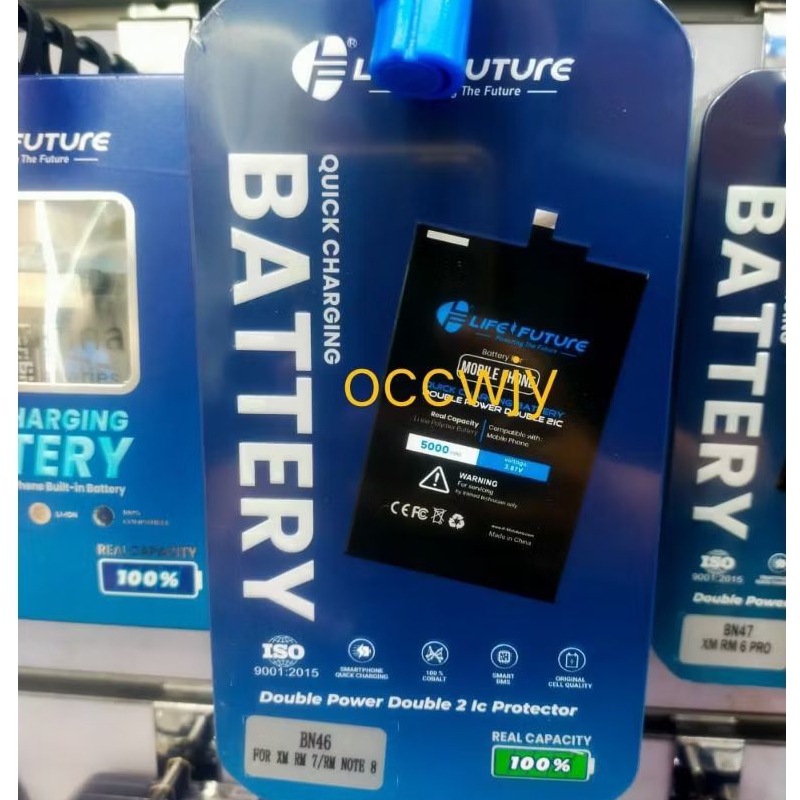 BATERAI LIFE FUTURE XIAOMI BN46/REDMI 7/REDMI NOTE 8