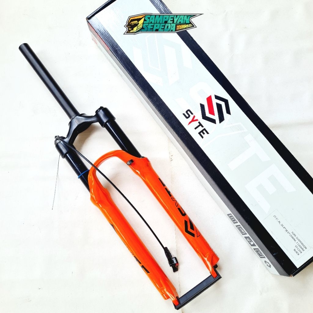 Fork Shock depan sepeda MTB SYTE C204 27.5 Air Remote Lock Out 120T OS