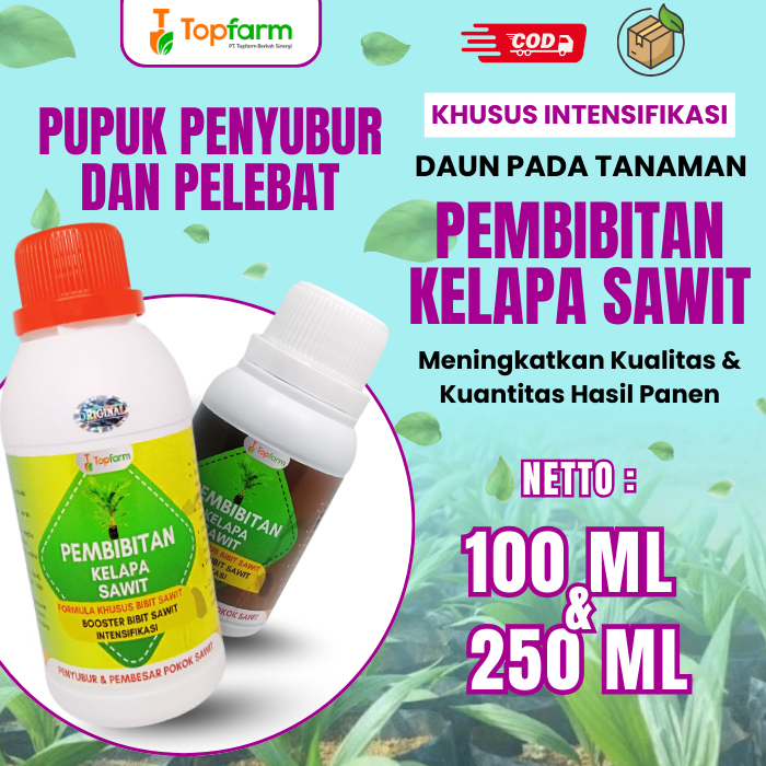 Pupuk Daun Bibit Sawit/Pupuk Khusus Bibit Kelapa Sawit/Pupuk Bibit Sawit Kecil/Pupuk Pembibitan Tana