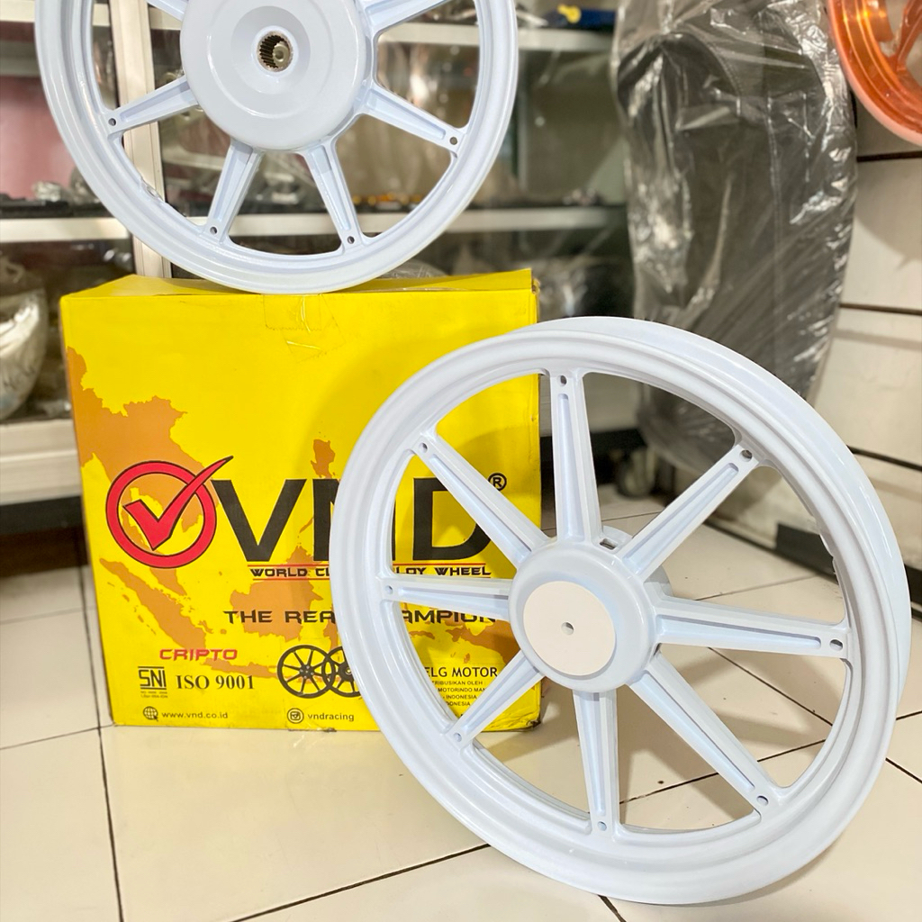 VELG VND PALANG 8 VARIO 125 MIO WARNA PUTIH RING 14