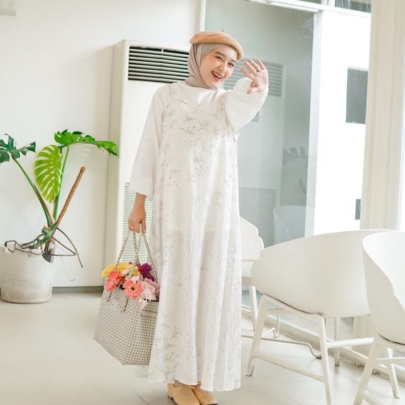 ganti_bajoe / JEJU KOREAN OVERAL MOLA OVERAL DRESS MOTIF / OVERALL DRESS MOTIF FLORAL OVERSIZE KOREA