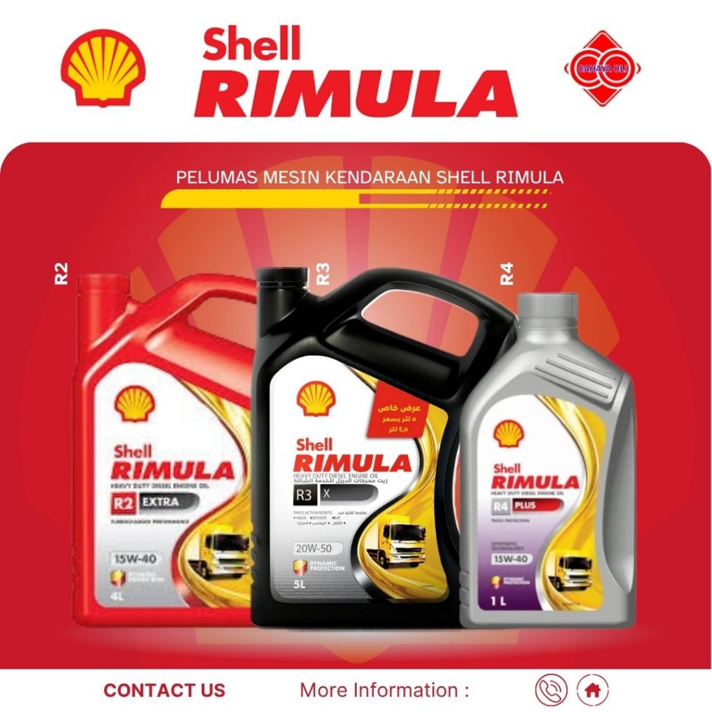 SHELL RIMULA OLI DIESEL VARIAN 1 LITER