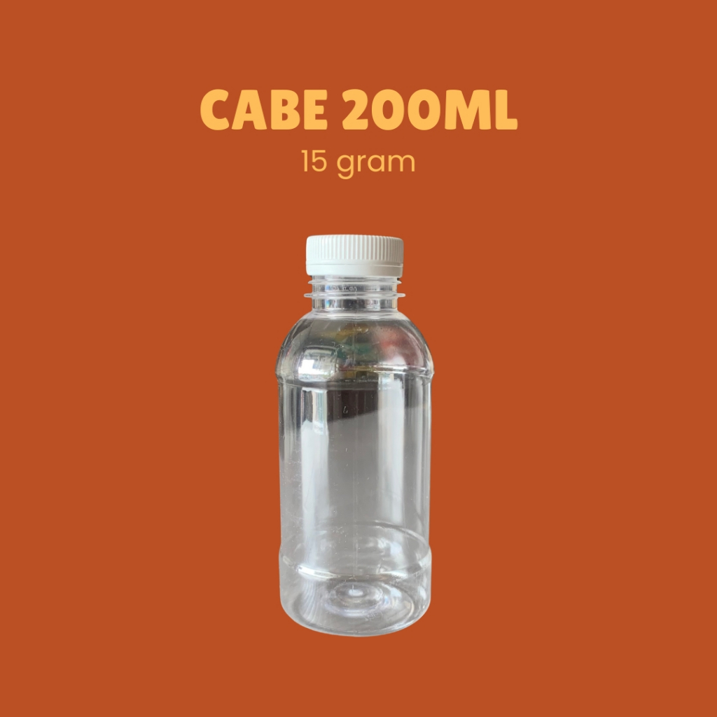 Botol PET Cabe 200ml | Botol Cabe | Botol 200ml