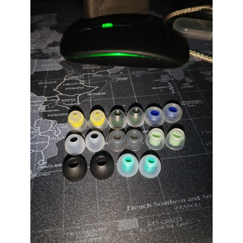 Eartips Tangzu Sancai Narrow-bore, Tangzu Sancai Noble, tangzu sancai Widebore, Dunu S&S, Acoustune 