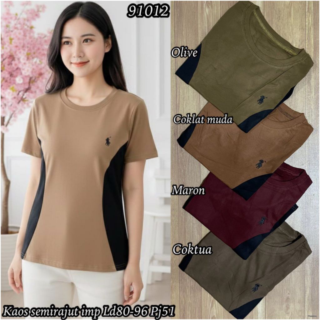 JL 91012 Kaos semirajut imp