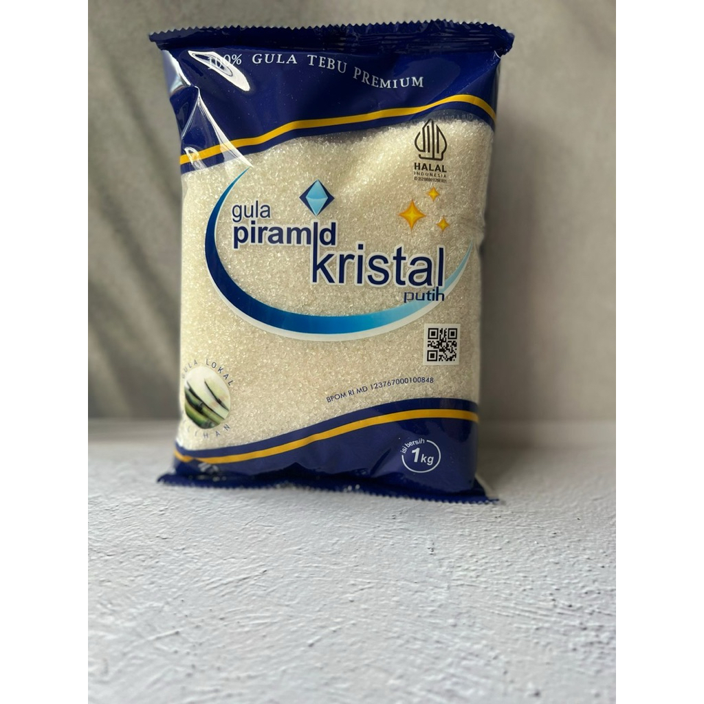 READY STOCK Gula Kristal Piramid 1 kg dan 500 gr / Gula kristal putih