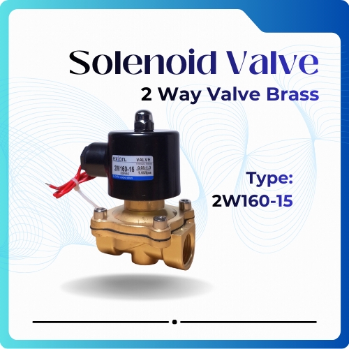 SOLENOID VALVE BRASS 2/2 - SOLENOID VALVE 2 WAY - 2W160-15 (1/2")