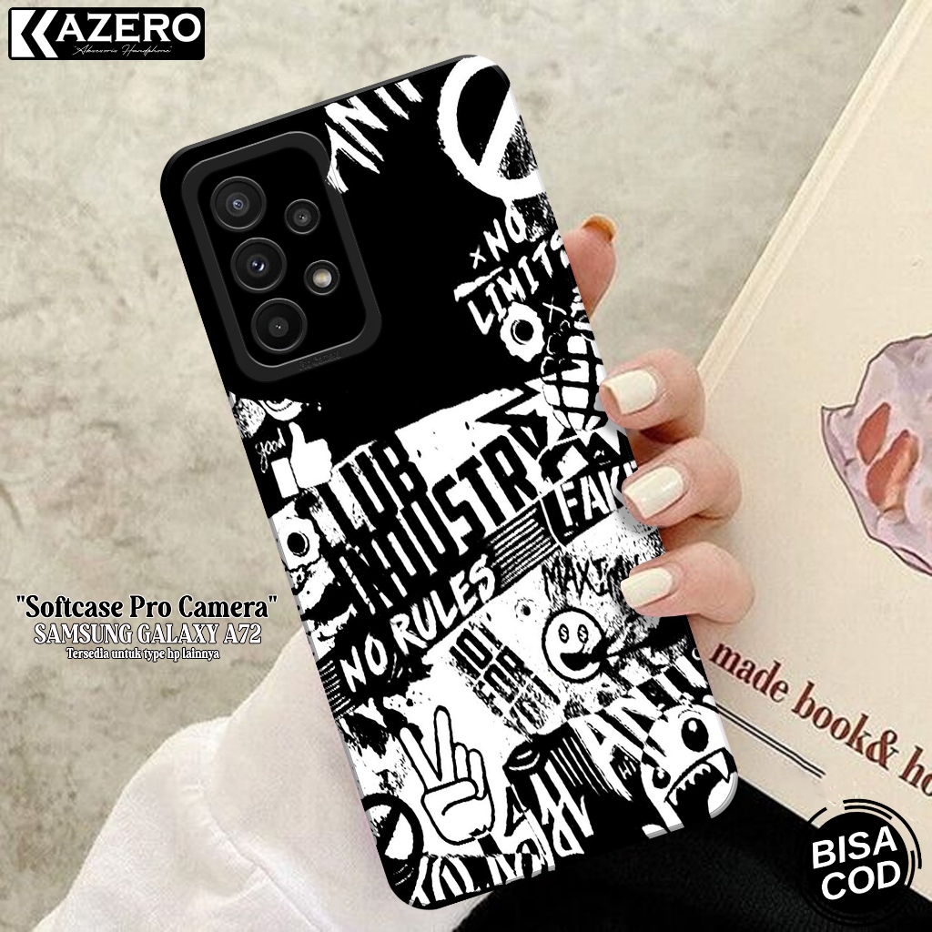 Kesing Samsung Galaxy A72 Fashion Case Aesthetic Softcase Samsung Galaxy A72 Silikon Pro Camera Casi
