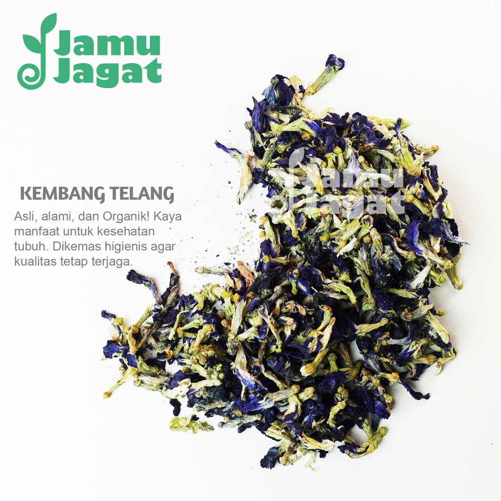 Bunga Telang Kering 500gr Organik Grade A