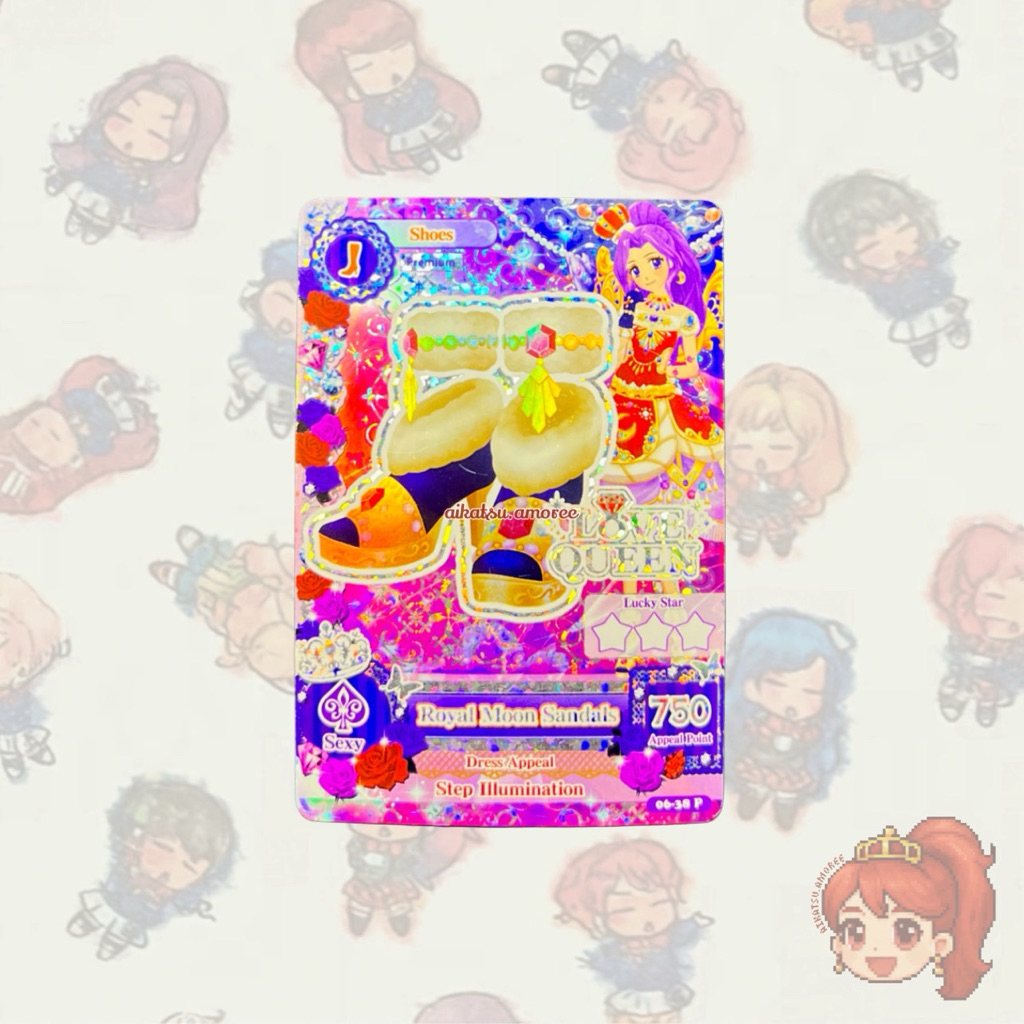 Aikatsu Premium Love Queen Royal Moon Sandals Mizuki Kanzaki