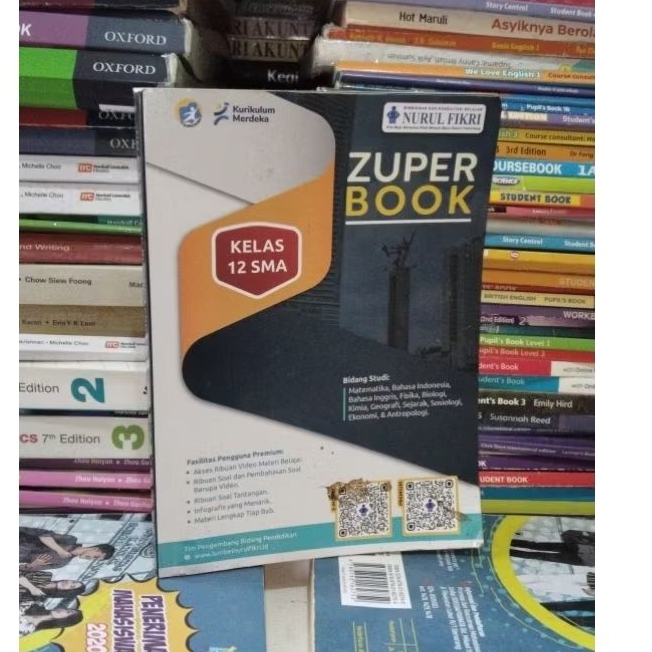 original buku Zuper book kelas 12 SMA kurmer