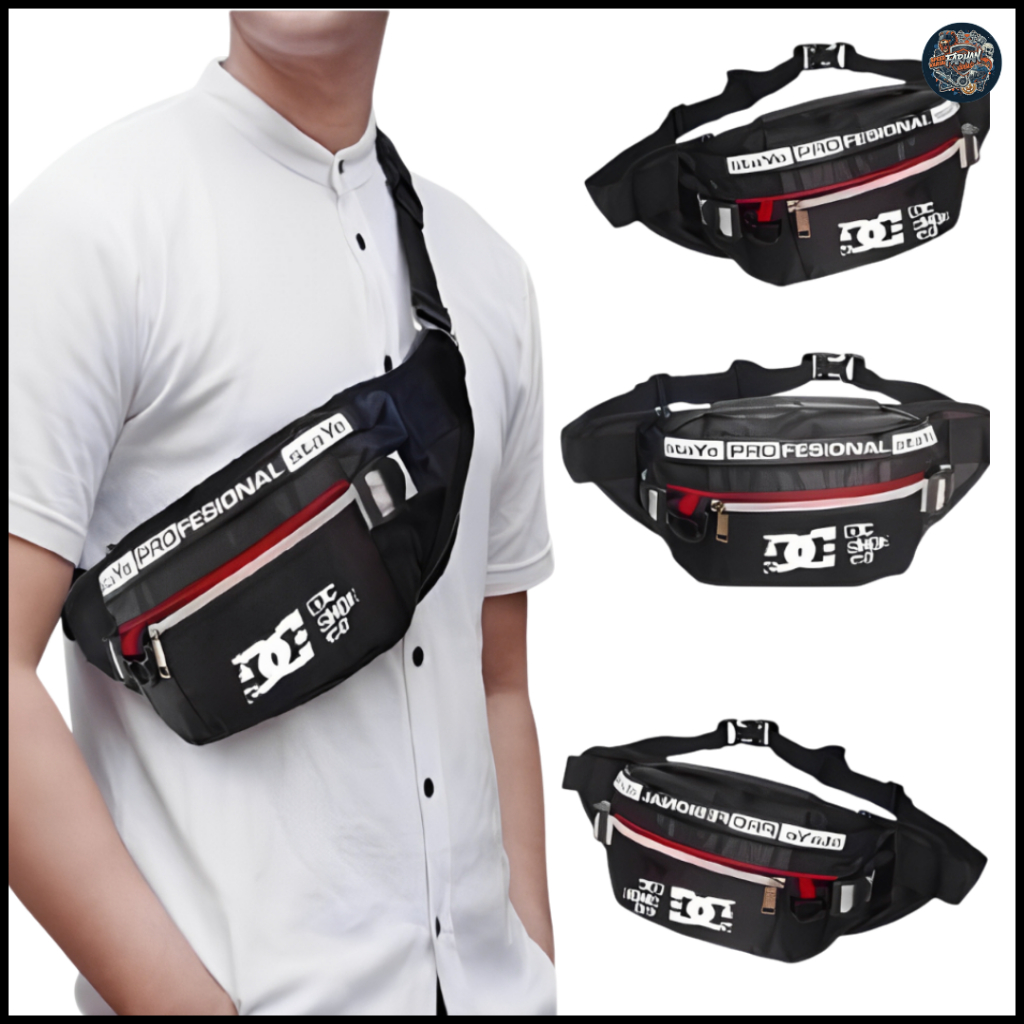 TAS SELEMPANG PRIA DC TAS PINGGANG PRIA WAITSBAG PRIA SLINGBAG PRIA HANDBAG PRIA TERLARIS