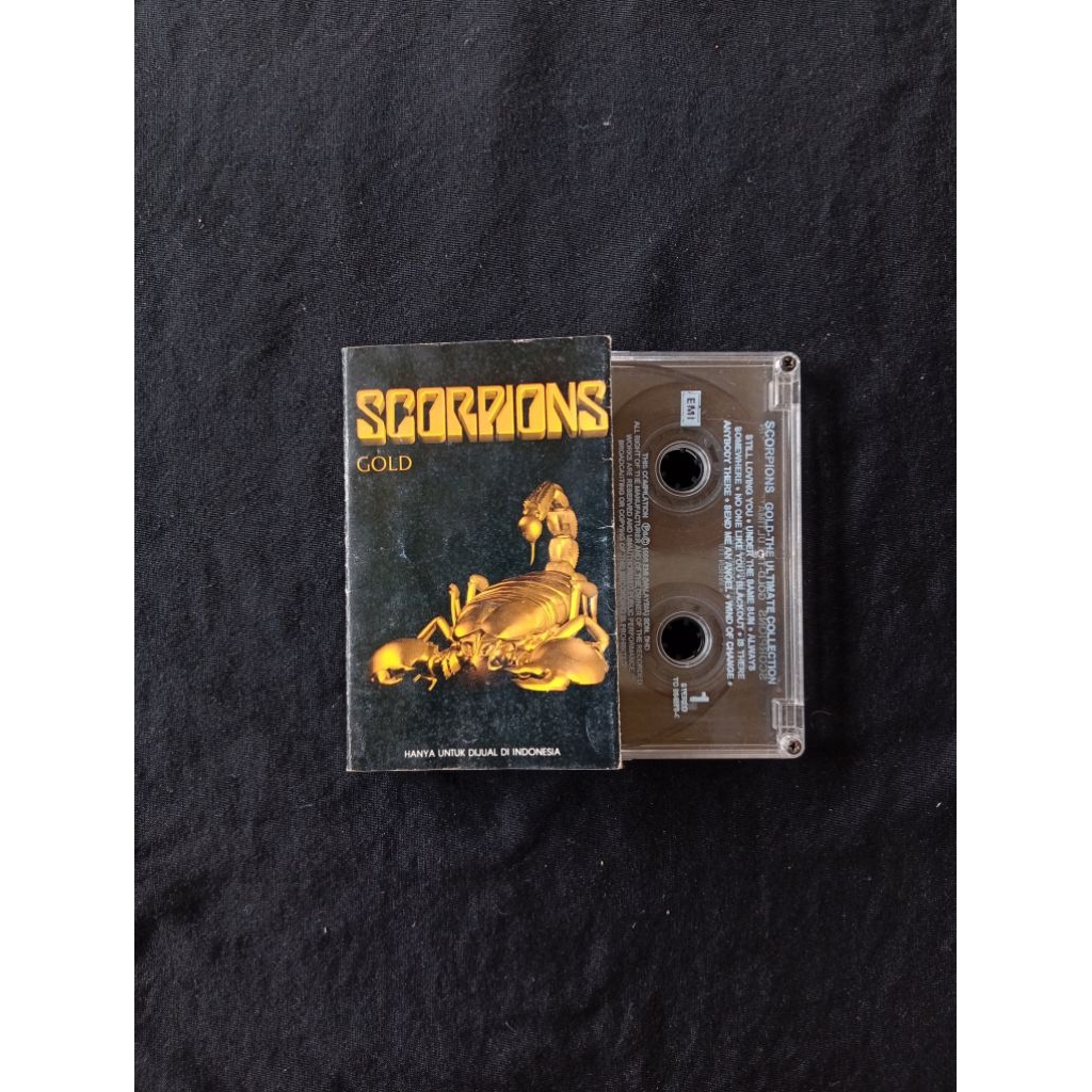 Kaset Pita Scorpions - Gold The Ultimate Collection