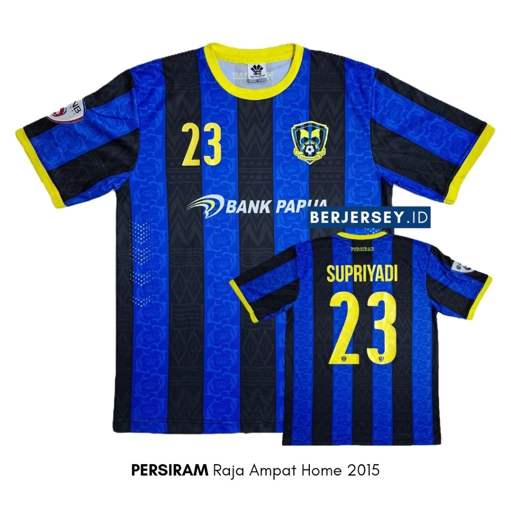 Jersey Persiram Raja Ampat Home 2015 Supriyadi