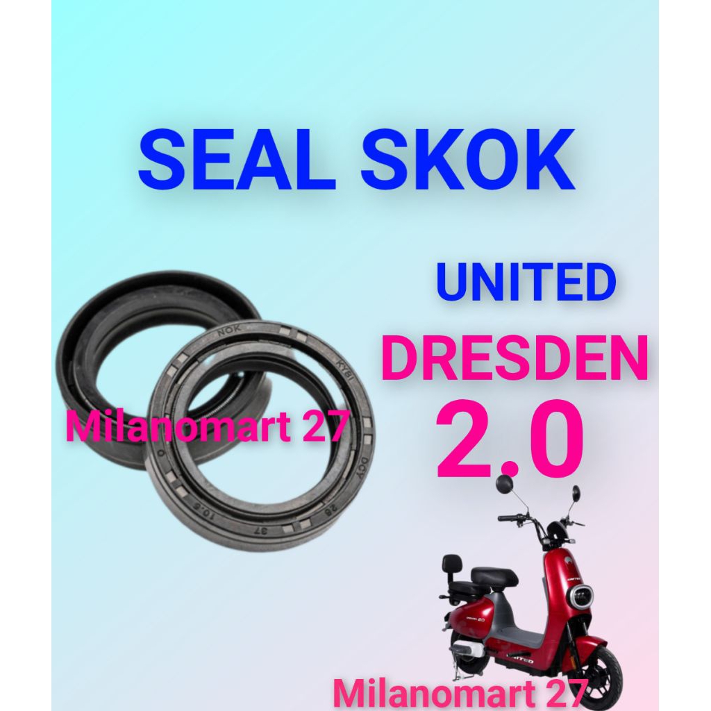 seal skok depan sepeda listrik united Dresden 2.0 sil abu skok  depan sil oli shock depan sepeda lis