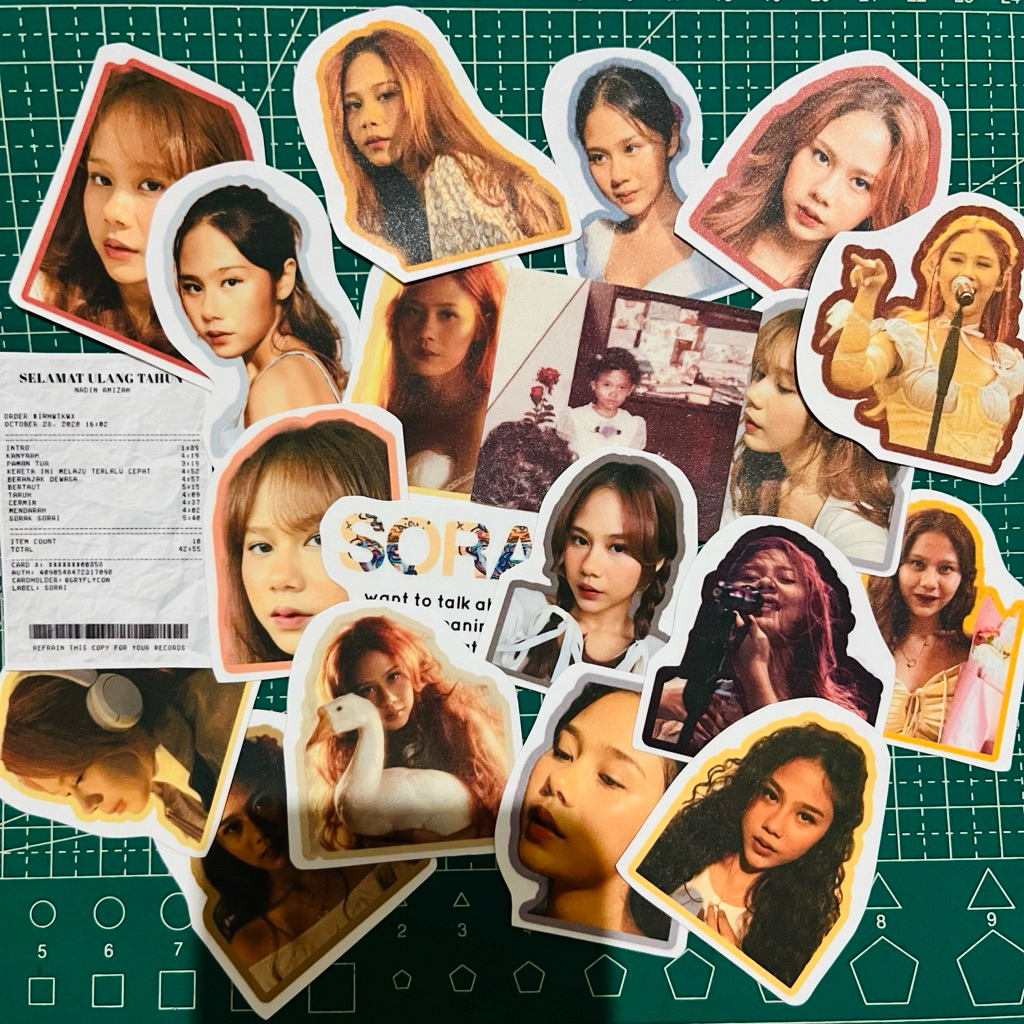 [20PCS] STICKER NADIN AMIZAH ISI 20 STICKER