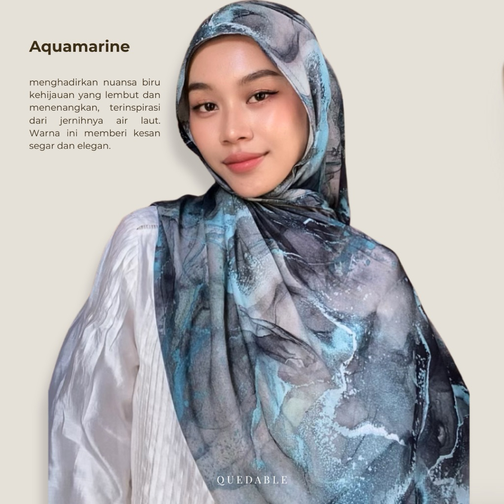 Printed viscose QUEDABLE