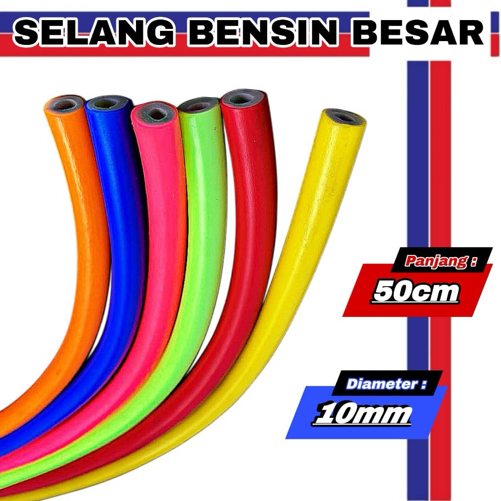 Selang Bensin Motor 50-60Cm- Tahan Panas, Tahan Lama, Multifungsi
