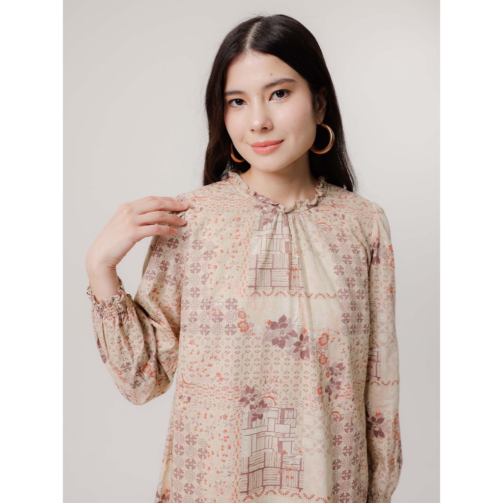 EXPAND Hikaru Blouse |Kemeja Wanita - Atasan Lengan Panjang